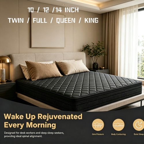 Gel memory foam - 12, 14"