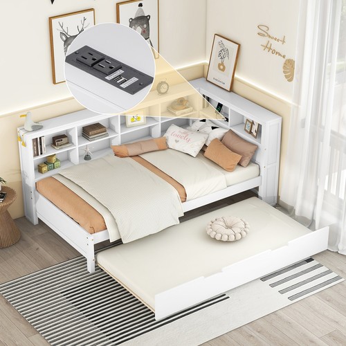 Wood twin size - size, daybed
