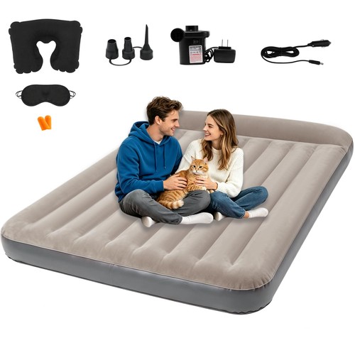 Grey queen size double camping - grey,
