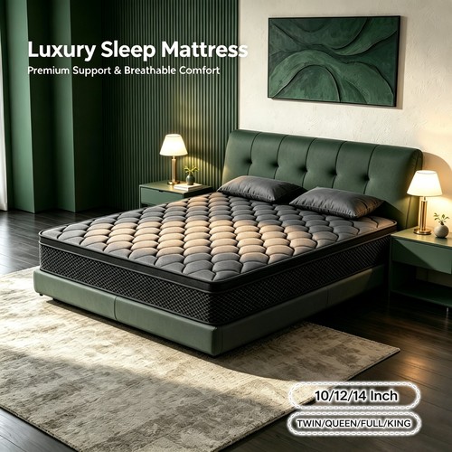 Queen king mattress - 14'',