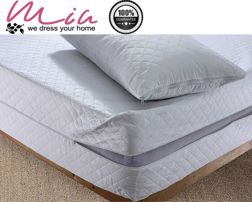 Zipped mattress protector anti - zipped,