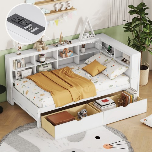 Wood twin size - twin, 2