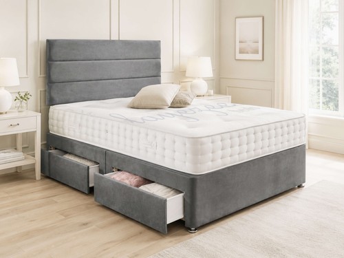 Divan bed set with - set, and