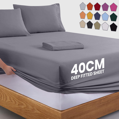 Extra deep 40cm fitted sheet - 40cm,