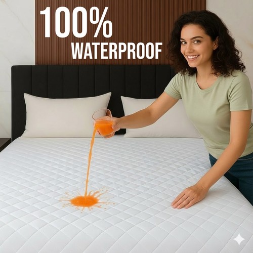 Waterproof quilted mattress - quilted,